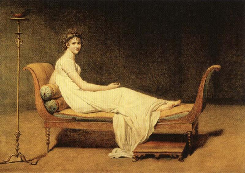 Jacques-Louis David Portrait of Madame Recamier oil painting image